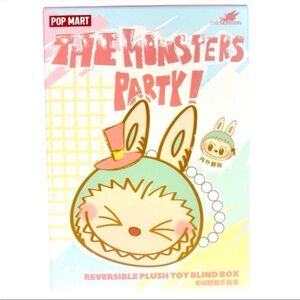 Pop Mart- Blind/Mystery Box -The Monsters Party Reversible Plush Toy